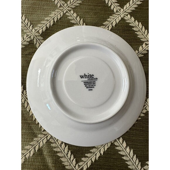 Bread & Butter 6" Plate Gibson WHITE ELEMENTS Dinnerware Pieces Entertaining - Picture 5 of 5